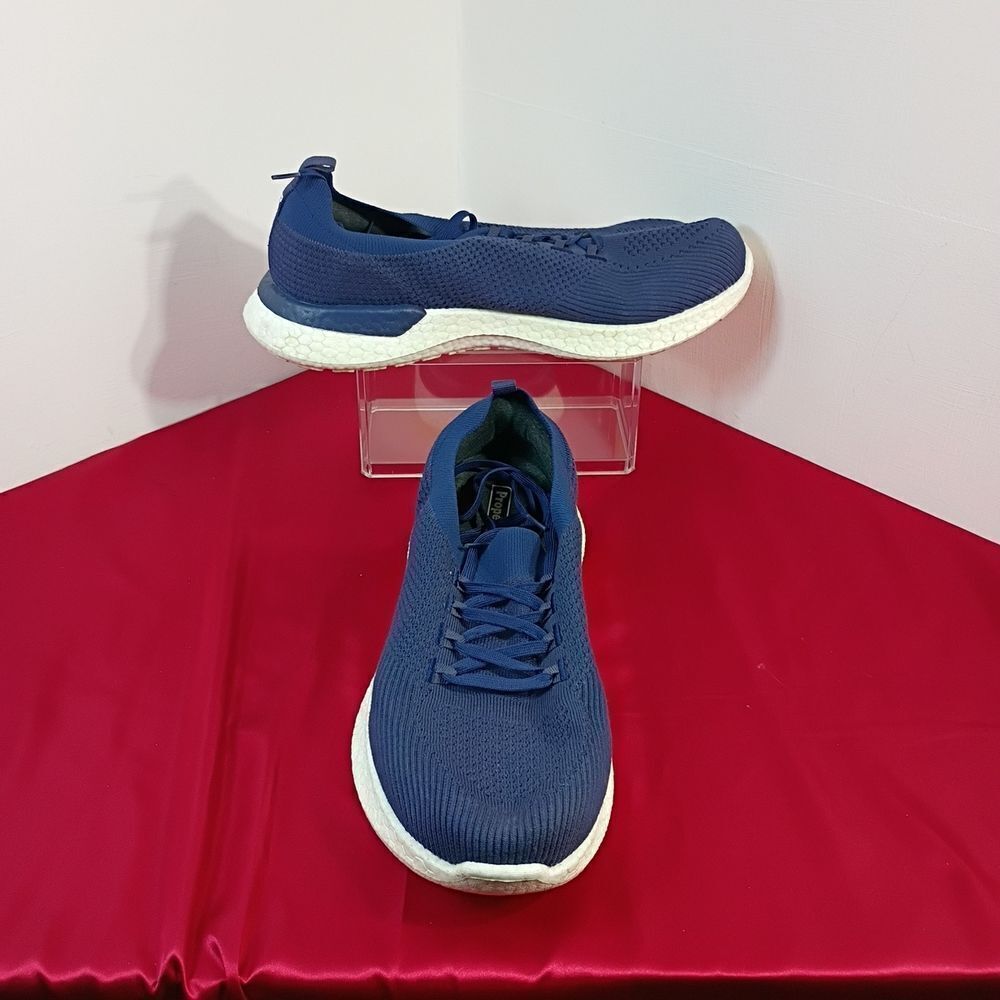 Propet blue knit X25 Ortholite MAB002M sneakers US Mens SZ 15 (EEEEE) 5E